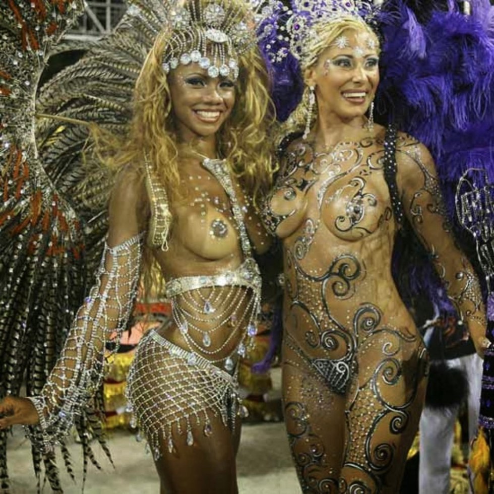 Naked carnival Brazil 1986