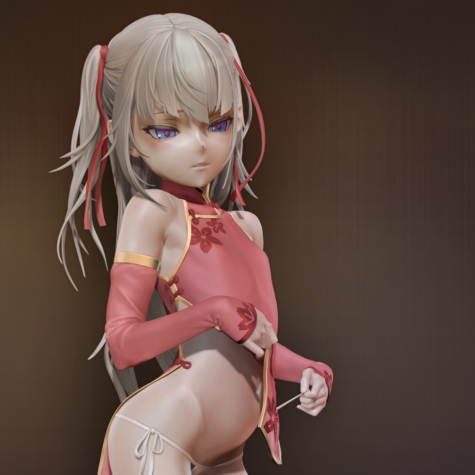 Black background sculpture