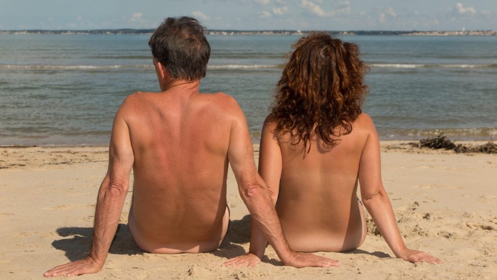 Older women in micro bikini