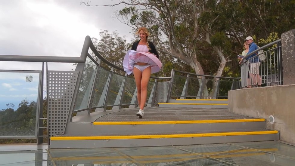 Maya Sandu Naked in nature