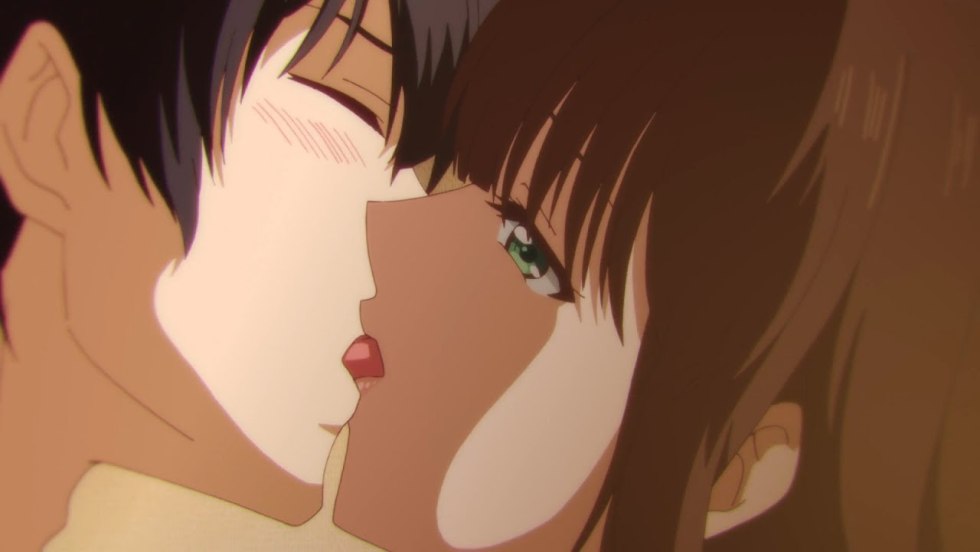 Boy and girl in the kitchen