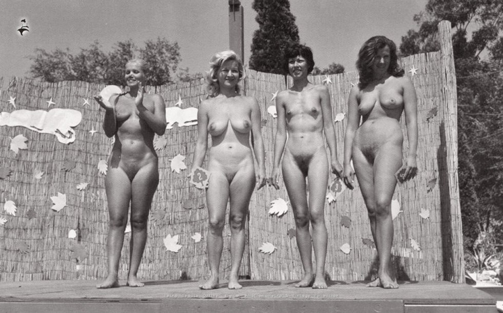 Participants in beauty contests nude