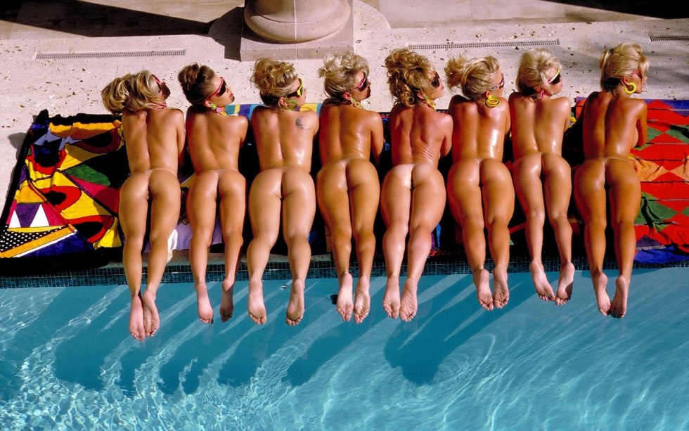 New Year celebration naked