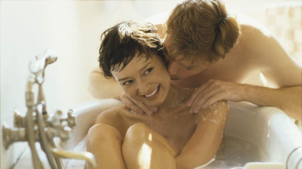 Beautiful naked woman without hair