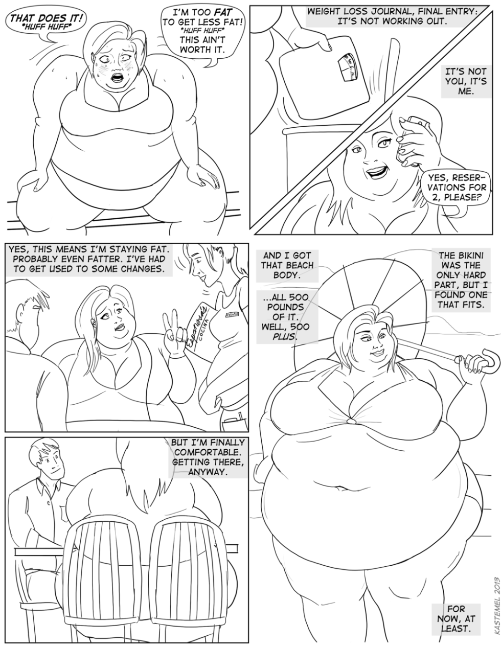 Comics Fat Weight