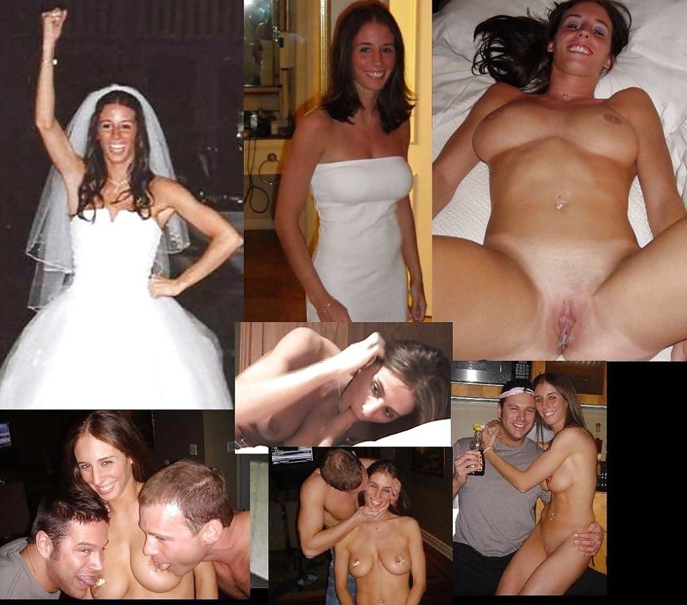 Dressed undressed bride private anal