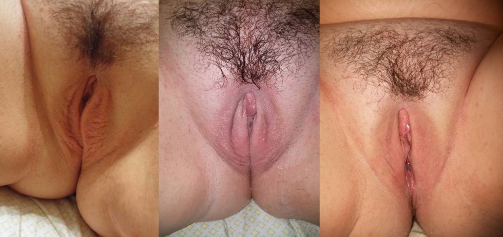Vagina Close -up Before and After Sex