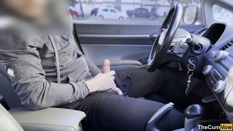 Huge cock in the car