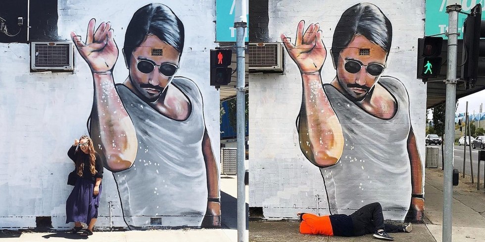 Beautiful girls in water