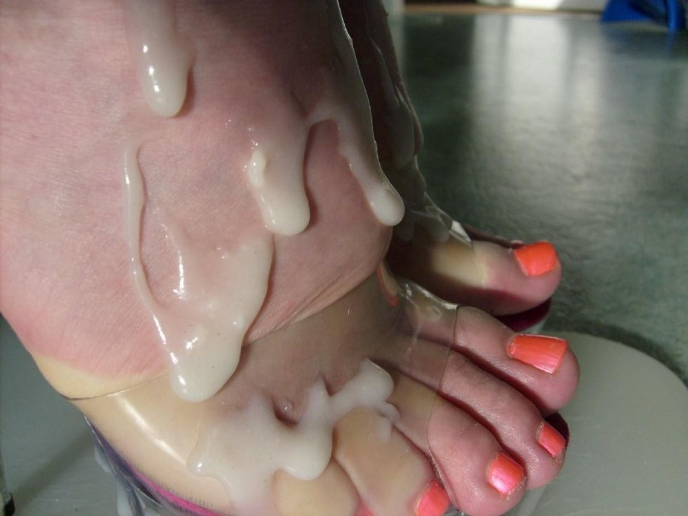 School ballet shoes full of sperm