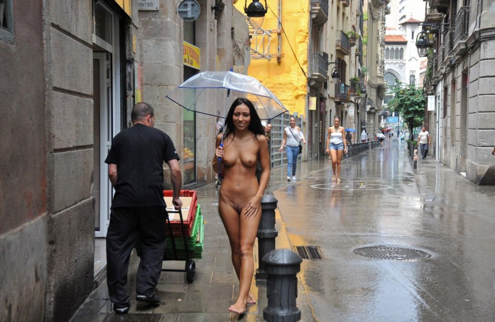 Teresa naked in public