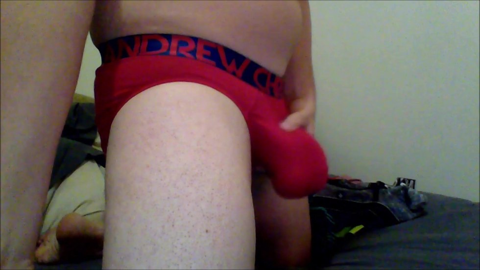 Huge cock in women's panties