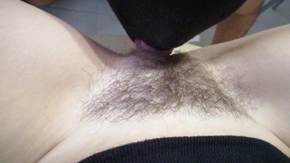 Girl licks hairy pussy