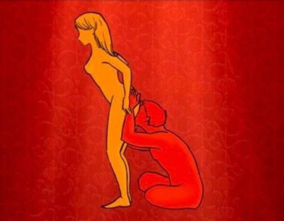 Cunnilingus girl from above