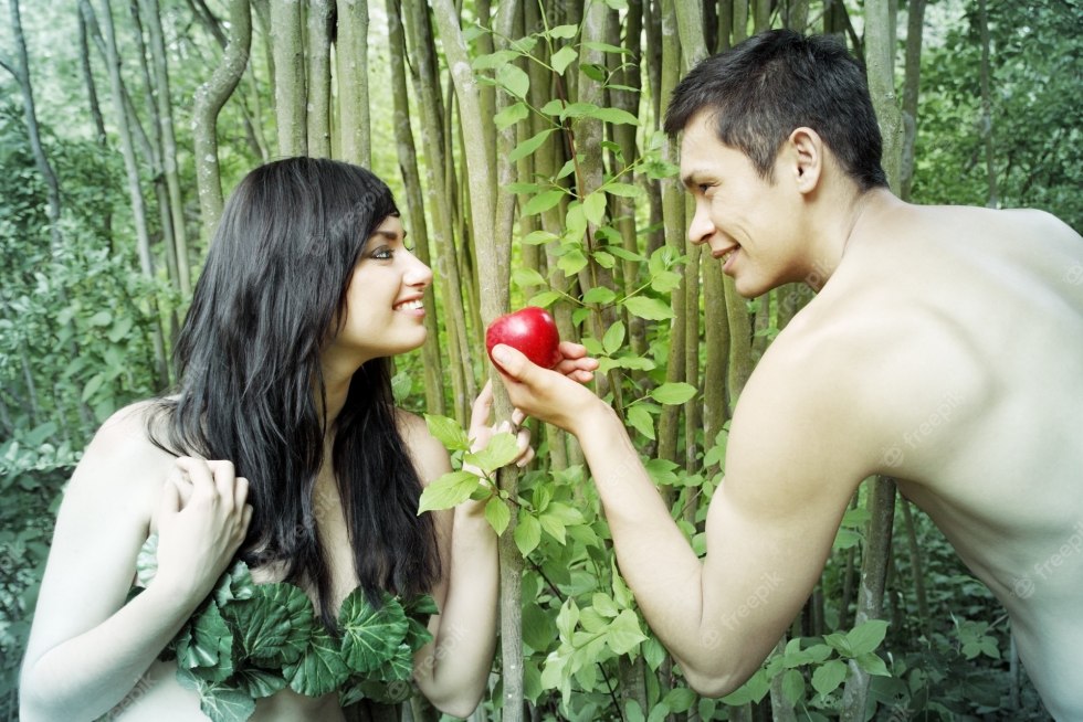 Adam and Eve Apple forbidden Fruit