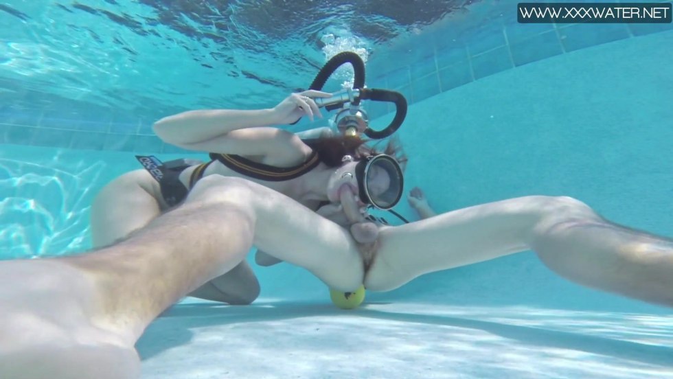 Bride butterfly underwater