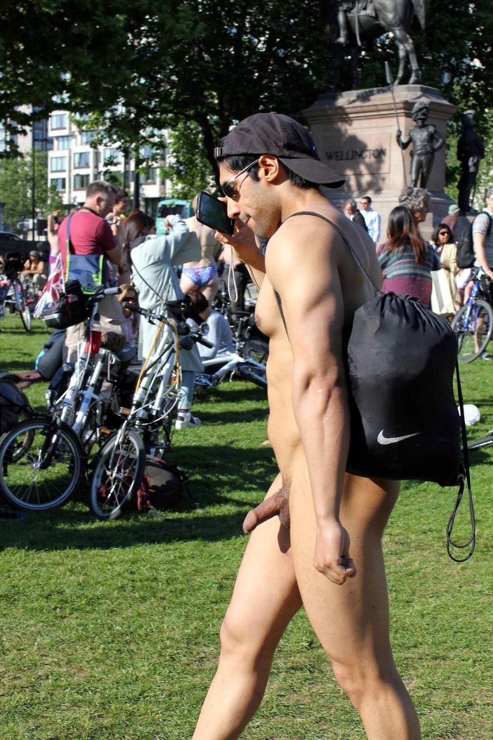 Naked Chubby Daddy Small Penis in Nudist Beach