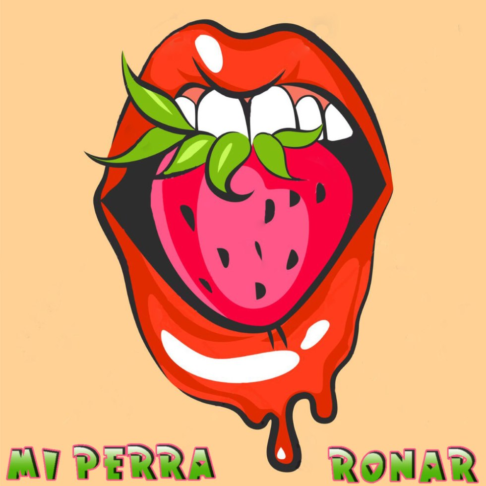 Seductive look with strawberries