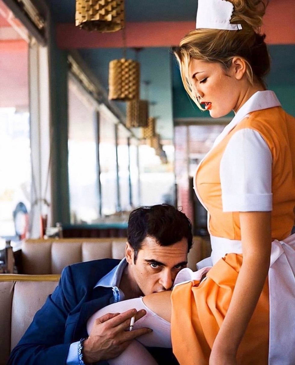 Joaquin Phoenix waitress