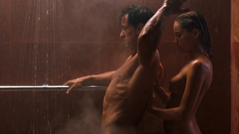 Naked Sharon Stone in the film Basic Instinct 2