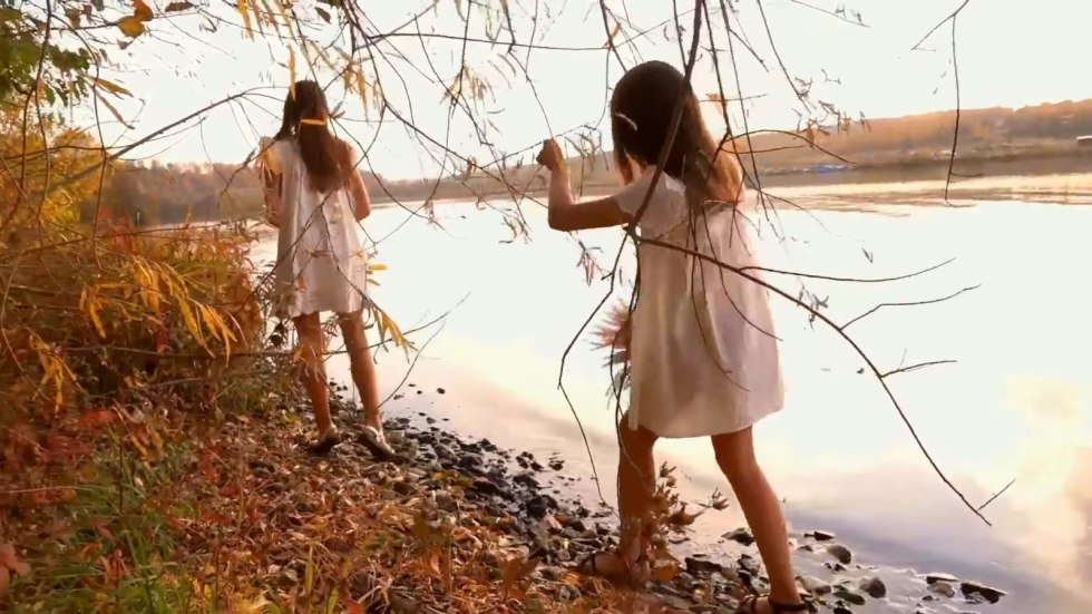 Alexandra Florinskaya in the swimsuit of Ivanov Ivanov