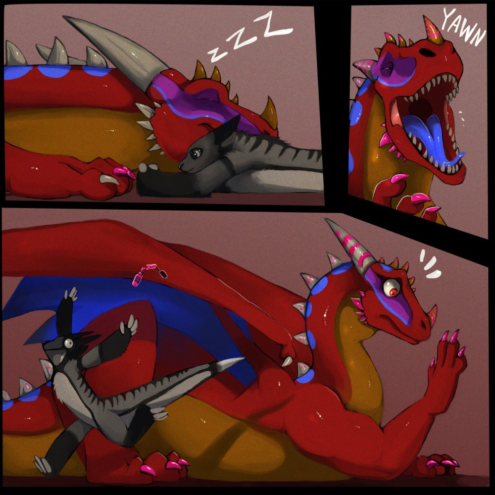 The dragon swallows the dragon