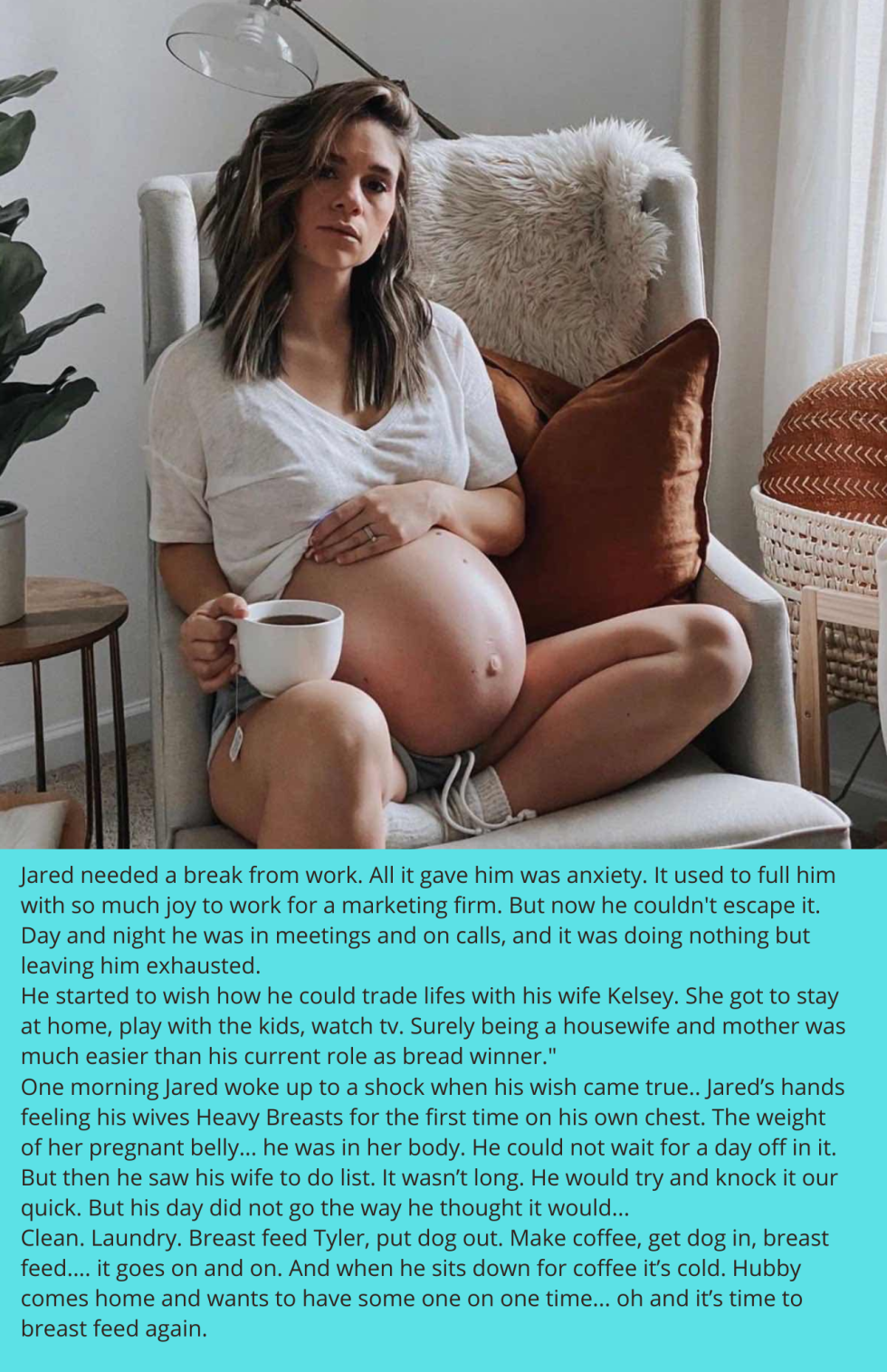 Naked pregnant mothers