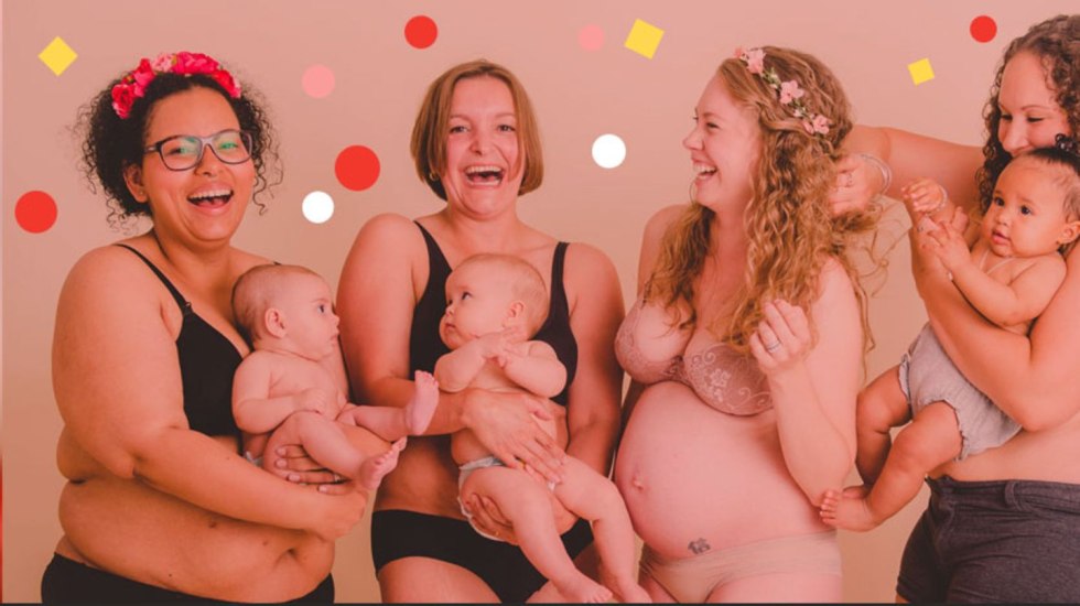 Lush pregnant women naked