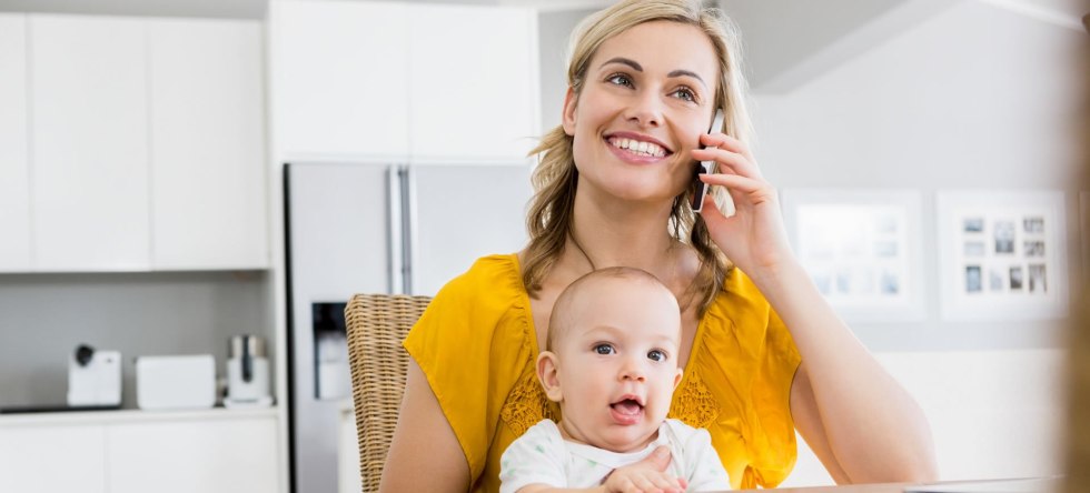 Girl with the phone erotic