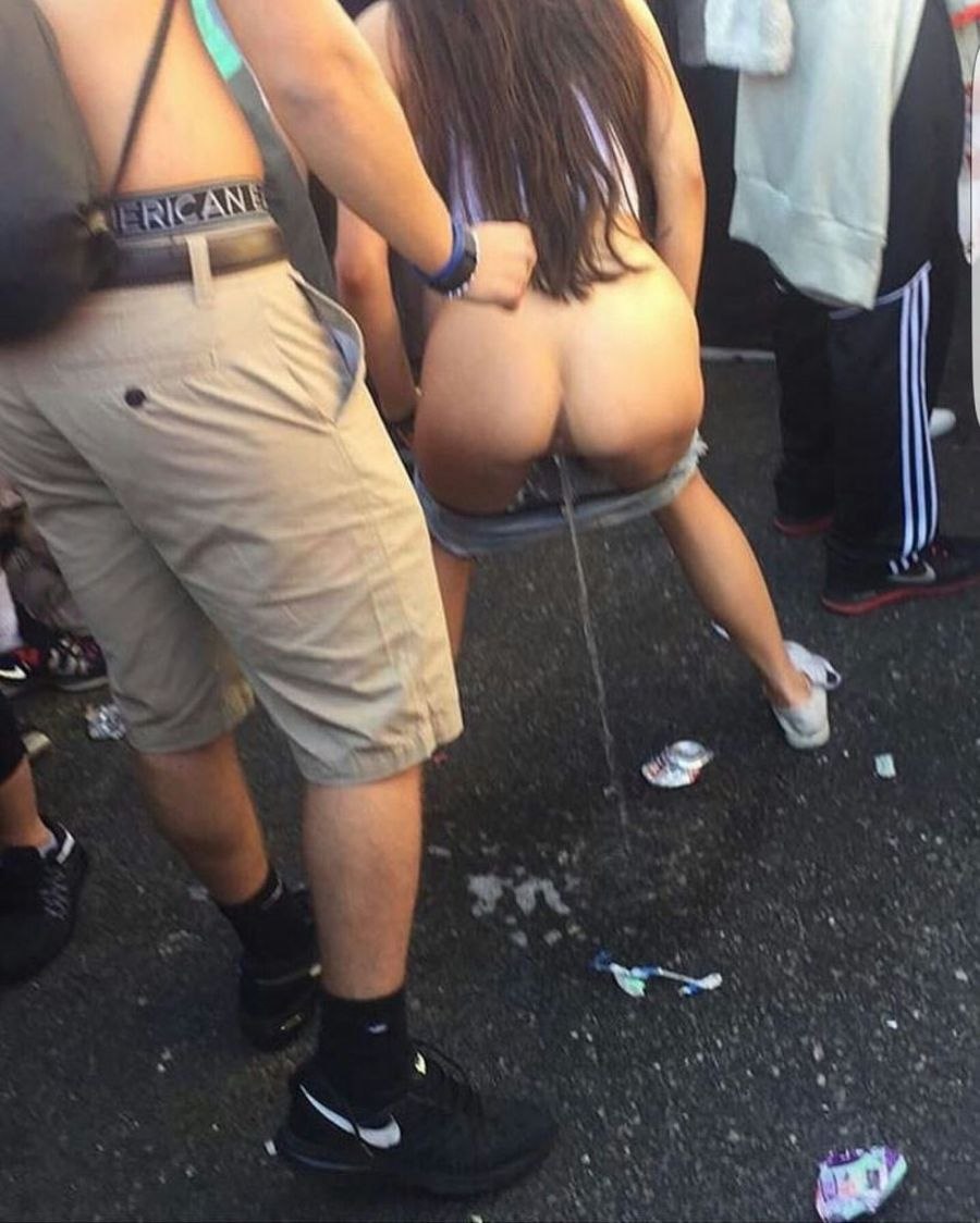 Naked students in college