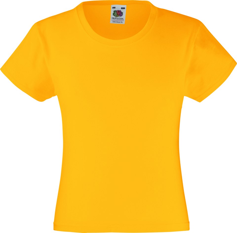 The yellow T -shirt is female