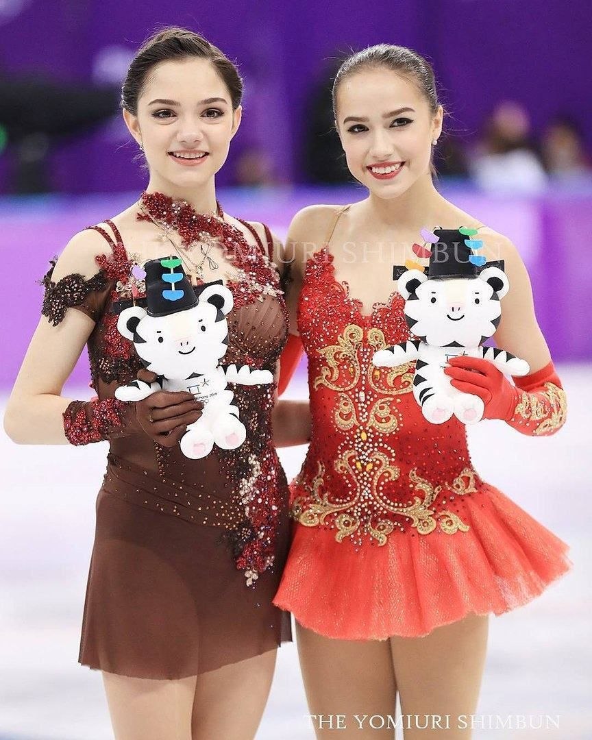 The color silhouette of the skater