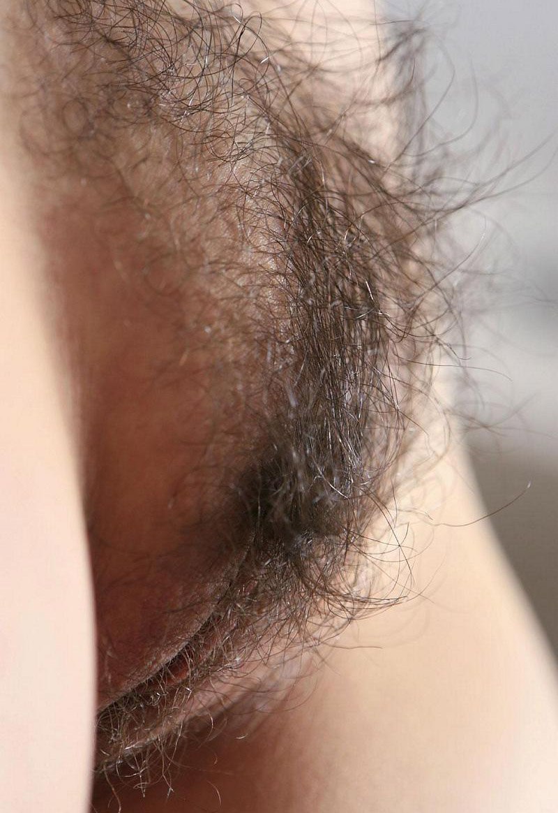 Lube hair under panties