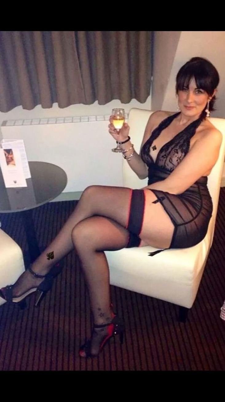 Lonely mothers in stockings