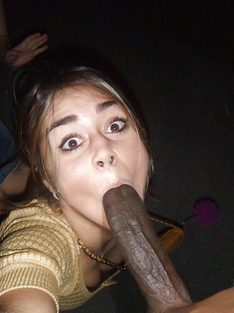 Ukrainian teenagers girls Interracial Blowjob photo at the end