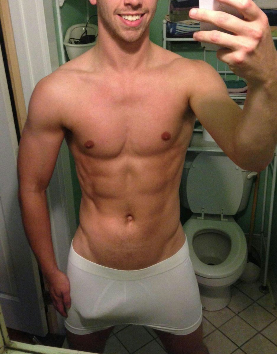 Korean guys in swimming trunks