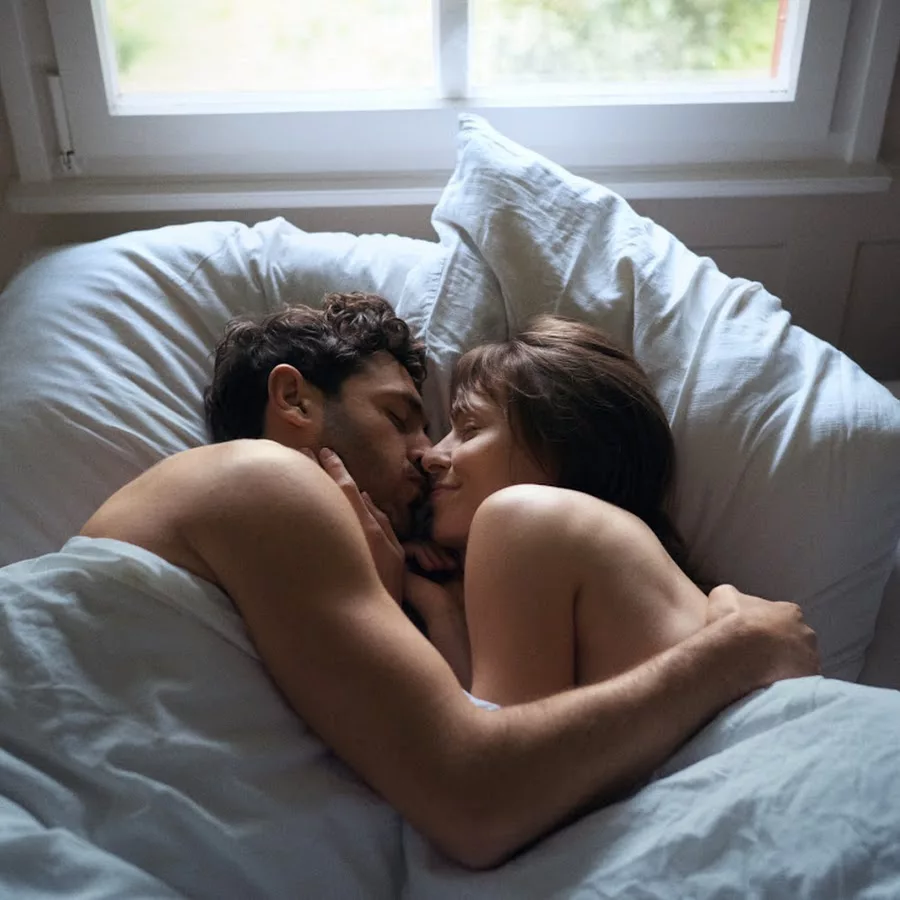 Hug in bed