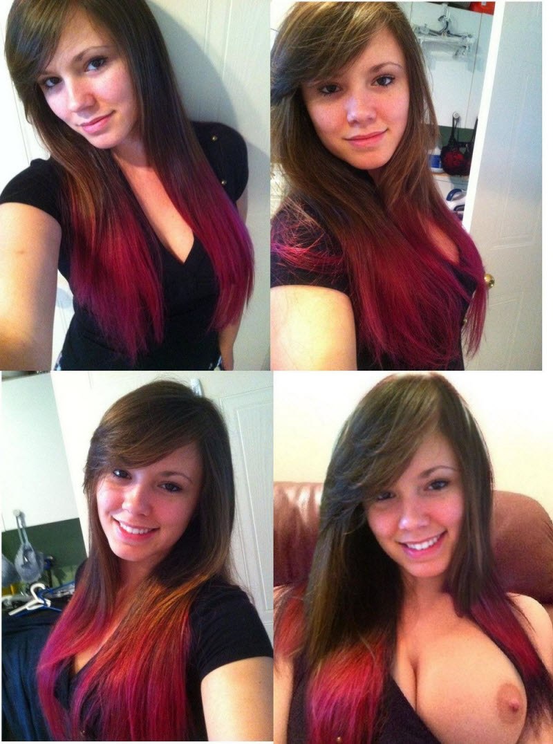 An ordinary girl undressed