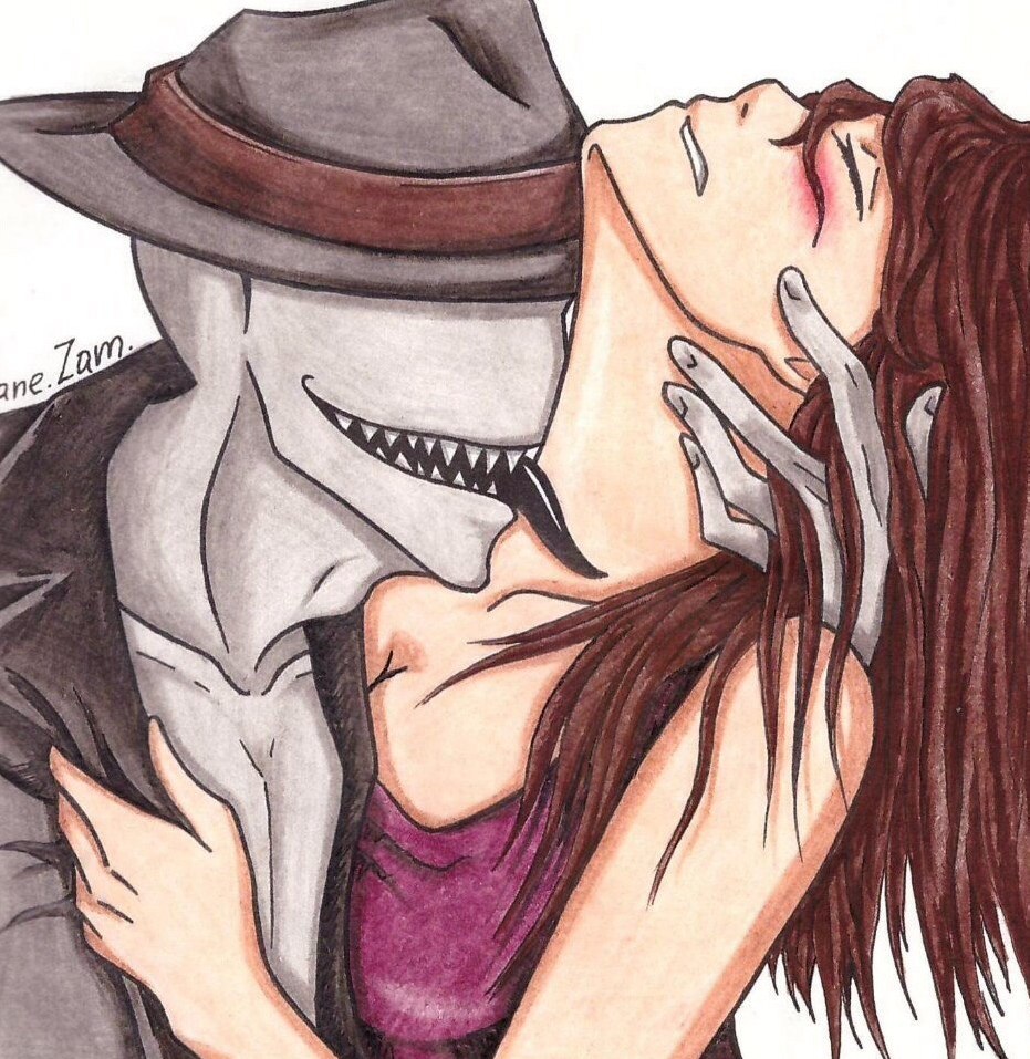 Slenderman without shirt art