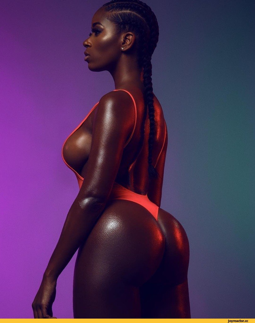 Beautiful naked black women in stockings