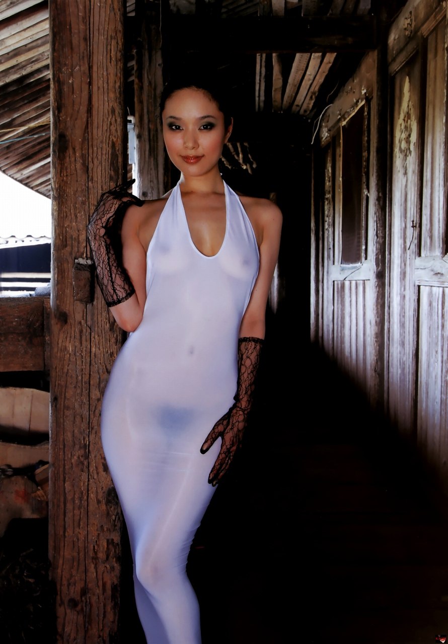 Haley-Marie Koppin in a dressing gown