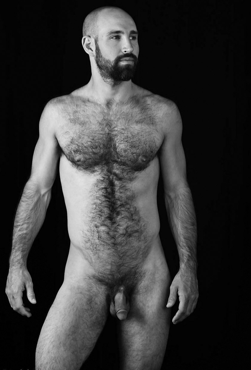 Full Naked Male Uncut Handsome Bearded Uncensored