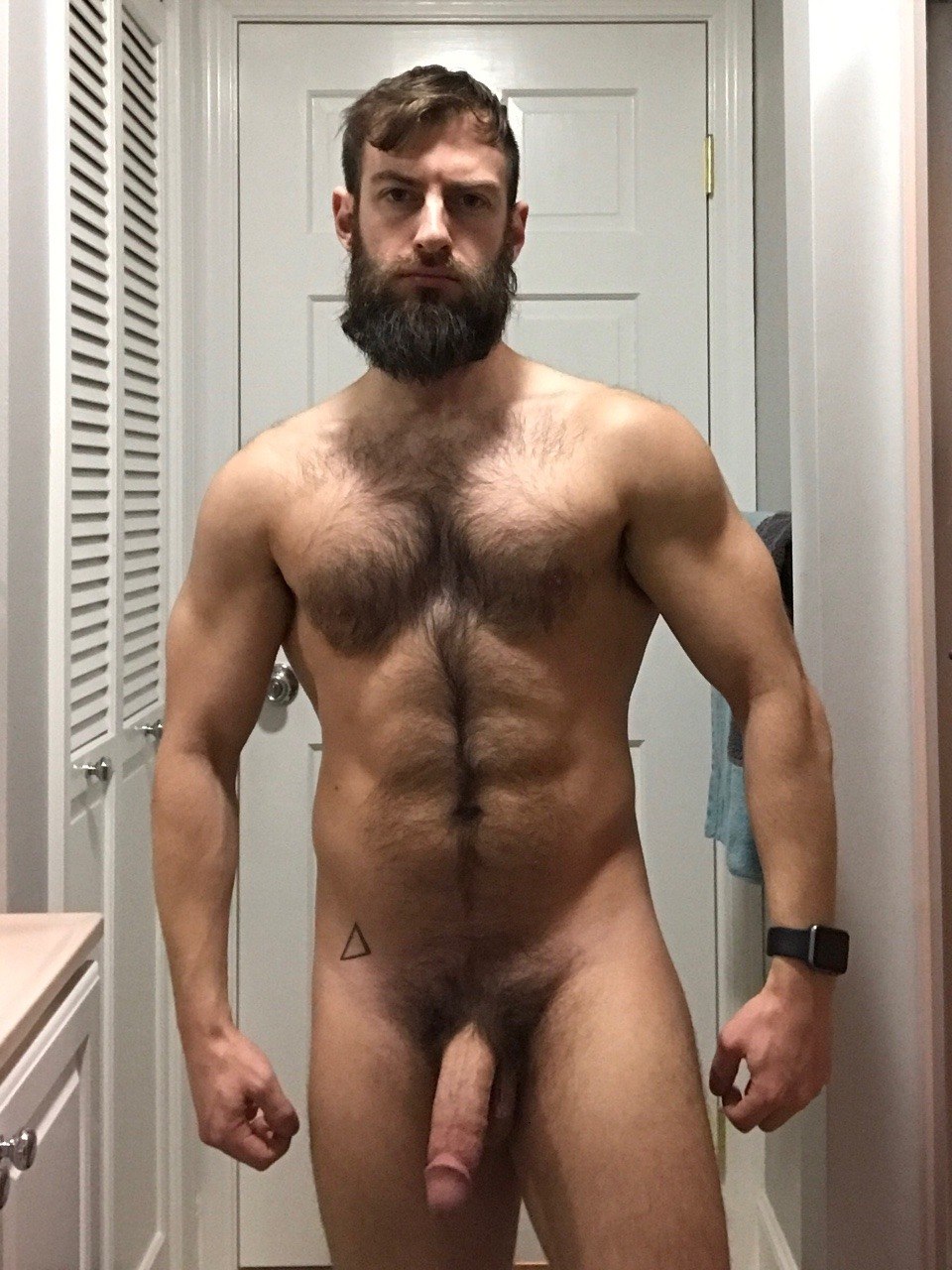 Naked guys with hairy members