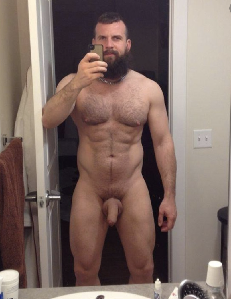 Naked hairy guys in nature