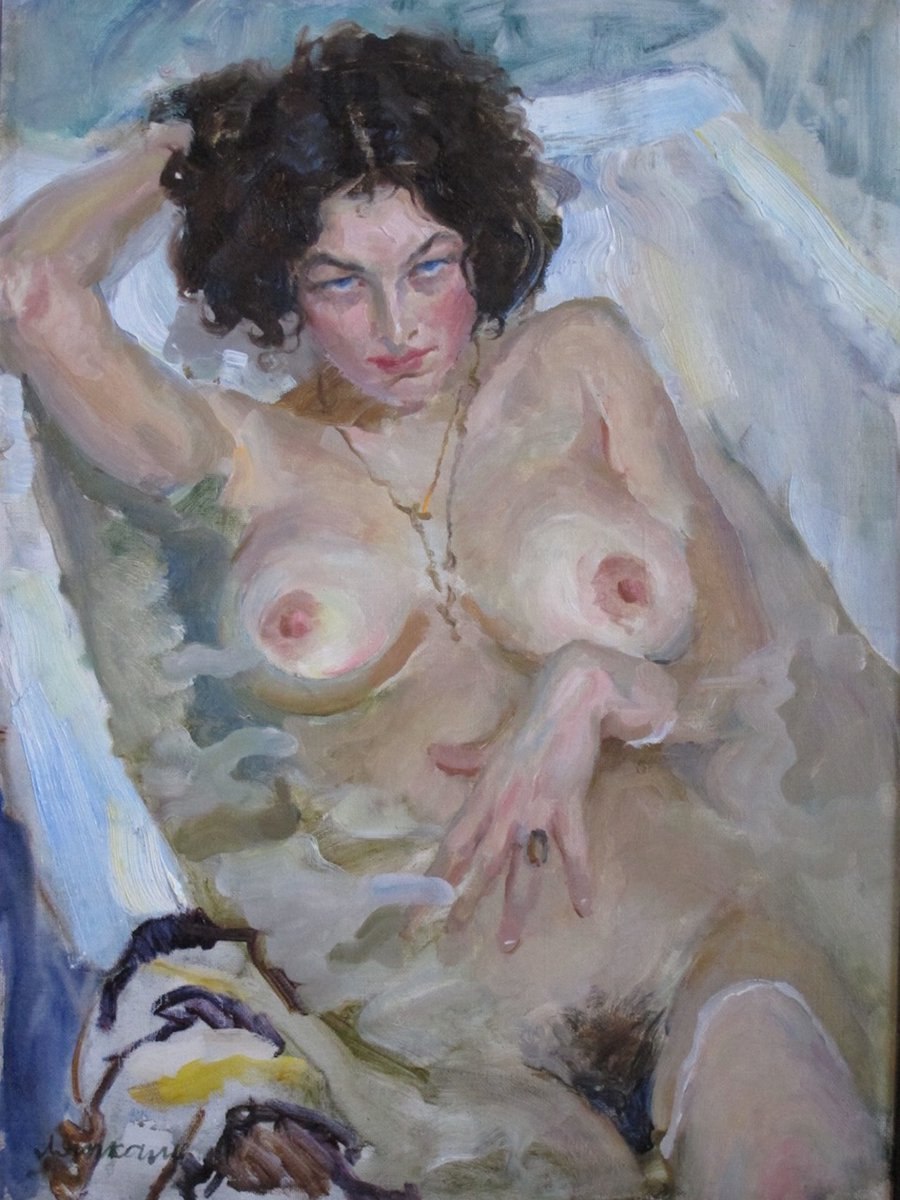 Steve Hanks Nudenka Watercolor