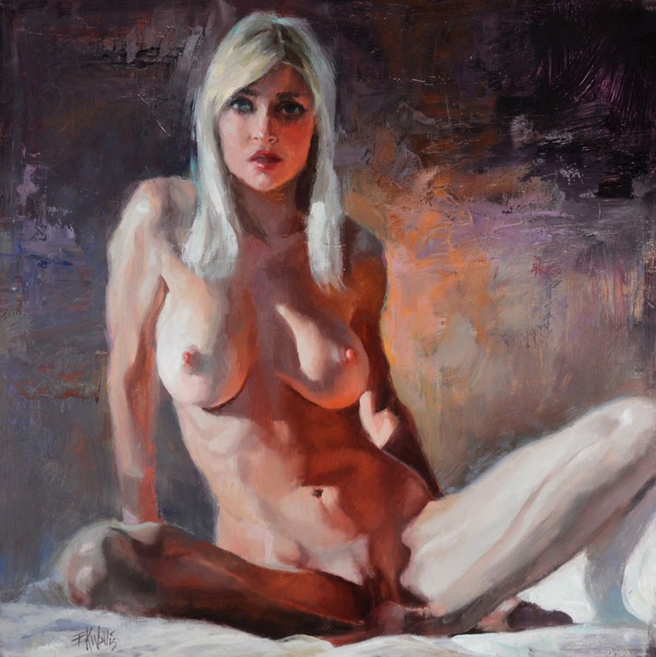 Nude painting Eric Valles