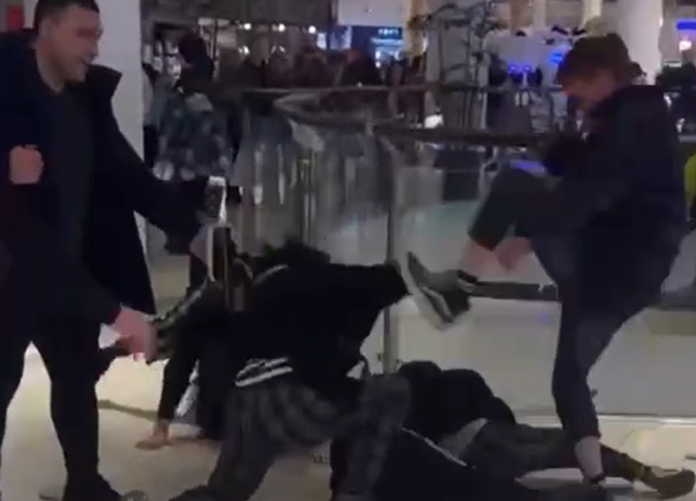 Boy on the background of the starry sky