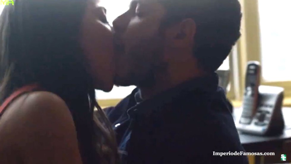 Selfie shows tongue and boobs