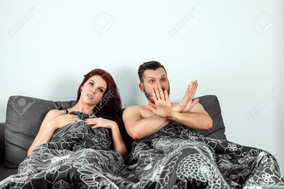 The wife caught her husband with another