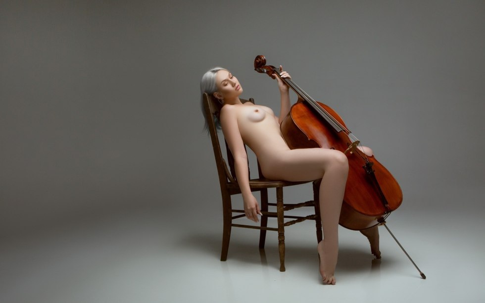 Nude with musical instruments